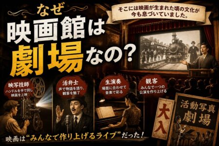なぜ映画館は「劇場」と呼ばれるの？ そこには映画が生まれた頃の文化が残っていました！【お役立ちコラム】