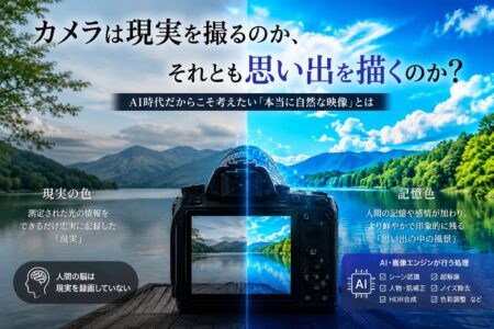 カメラは現実を撮るのか、それとも思い出を描くのか？【お役立ちコラム】