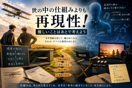 世の中の仕組みよりも再現性！ 難しいことはあとで考えよう【お役立ちコラム】