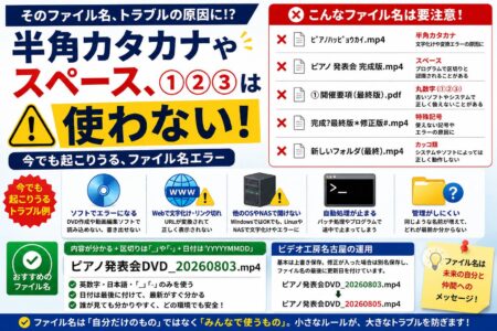 そのファイル名、大丈夫？今でも起こりうる「ファイル名」が原因のトラブル【お役立ちコラム】