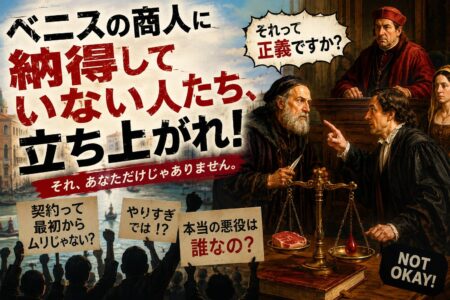 「ベニスの商人」に納得していない人たち、立ち上がれ！【お役立ちコラム】