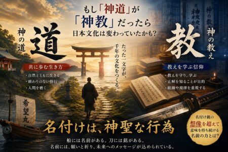 名前ひとつで文化は変わる？──「神道」がもし「神教」だったら