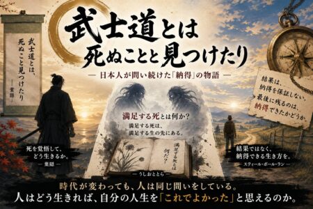 武士道とは死ぬことと見つけたり──日本人が問い続けた「納得」の物語【お役立ちコラム】