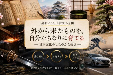 日本の文化は「発明」よりも「育てる」──外から来たものを、自分たちなりに花開かせる国【お役立ちコラム】